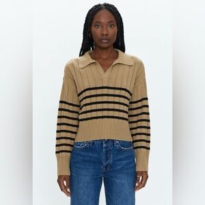 NWOT Pistola striped collared sweater